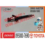 Denso 095000-7690 0950007690 23670-09270 Common Rail Fuel Injector For Toyota Engine 1AD-FTV 2AD-FTV Avensis Corolla RAV for sale