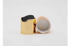 China 20mm Shiny Gold  Plastic Inner Disc Screw Cap For Bottles supplier