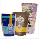 Resealable Zipper Plastic Pouch Packaging Bag For Cookies / Cracker Packaging Bag