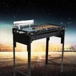 Adjustable Charcoal Bbq Grill V Shape Outdoor Cooking With ODM Service