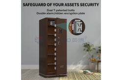 China Biometric Fingerprint Lock Home Safe Box Heavy Duty Steel Safe Document Safe Box supplier