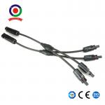 CE 30A Y Branch Parallel Adapter Cable 1 To 2 Solar Panel Connectors Wire Plug for sale