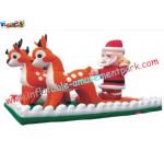Outdoor Inflatable blow up christmas festival decorations snowman, Santa claus Promotional for sale