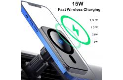 China 15W Magsafe Phone Mount With Charger supplier