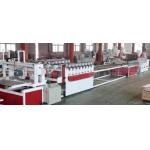 Wood Plastic Composite Production Line / WPC Board Sheet Profile Extruder Machinery for sale