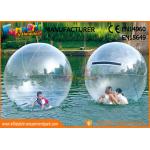 Customized Safe Kindergarten Inflatable Zorb Ball , Inflatable Water Ball Pool for sale