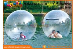 China Customized Safe Kindergarten Inflatable Zorb Ball , Inflatable Water Ball Pool supplier