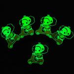 China Clothes Hot Press Glow In The Dark Stickers Customizable manufacturer