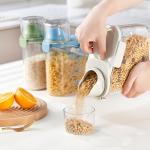 Reusable BPA Free Snap On Clear Plastic Lunch Containers 1600ML Blue