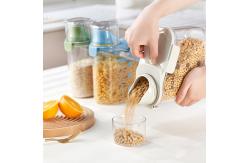 China Reusable BPA Free Snap On Clear Plastic Lunch Containers 1600ML Blue supplier
