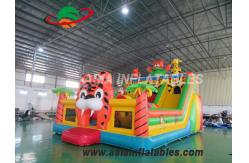 China 0.55mm PVC Tarpaulin 8 X 6M Tiger Inflatable Fun City supplier