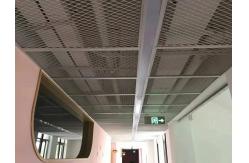 China Facade Expanded Exterior Wall Mesh Panel 2.35mm Thick Aluminum Alloy supplier