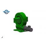 Vertical Single Worm Gear Small Slew Drive With 220V Gear Motor For Parabolic for sale
