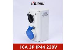 China PC IP44 16A Industrial Socket Switch With Mechanical Interlock supplier
