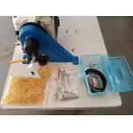 220v 50hz Semi Automatic Leather Edge Folding Machine With Gluing 1.1kw