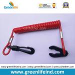 Engines Kill Stop Tether Colosed Safety Swith Red Soft Coil Strap