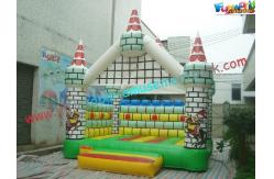 China CE / EN14960 Hiring Bouncy Castles Beautiful Printing Inflatable Jumper supplier