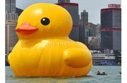 China Customized Big Advertising Inflatable Water Yellow Duck Floating Yellow Duck supplier