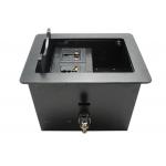 Tabletop Multimedia Conference Table Connection Box Alloy Finishing Panel