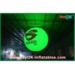 Large White Oxford Cloth Inflatable Lighting Ballon For Advertising