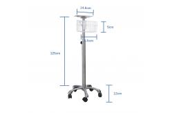 China 140CM Height Patient Monitor Trolley With 30kg Load Capacity supplier