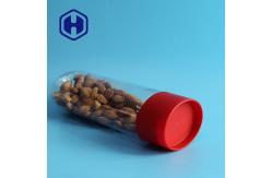 China 1236ml PET Can Oval Long Big Canning Transparent Nuts Custom Stackable Plastic Jars supplier