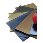 Construction Reflective Float Glass with Colors Blue/Green/Bronze/Yellow for sale