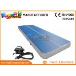 Gymnastics Landing Mats Inflatable Sports Games With Drop Stitch + 0.9mm PVC Tarpaulin for sale