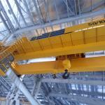 Heavy Duty 65 Tons Double Girder Overhead Cranes Cabin Control For Steel Factory for sale