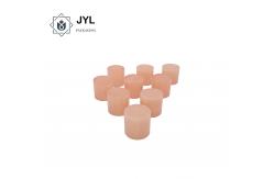 China Glossy Pink Resin Cap For Perfume Bottle Recyclable Multipurpose supplier