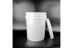 China Polypropylene PP Lubricant Bucket 20 Ltr Buckets With Lids 38cm Height supplier