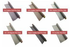 China Standard Square Aperture 0.914m Width In Roll Stainless Steel Woven Wire Mesh supplier