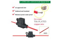 China Waterproof Auto Inline Fuse Holder 30A APM IP67 Mini Car Blade Fuse Holder supplier