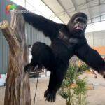 Customized Realistic Animatronic Animals Animatronic Gorilla For Decoration for sale