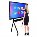 65 Inch Interactive Touch Screen Whiteboard 4K Screen Panels Smart Display with Infrared 10/20 Points and Android 13.0 for sale