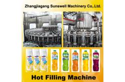 China Automatic Juice Filling Machine 2000BPH - 20000BPH With Rinsing / Filling / Capping Process supplier