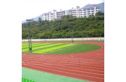China 11mm Thickness SBR Reclaimed Rubber Jogging Track Non Pollution supplier