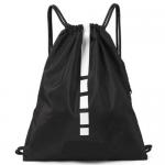 Shoulder Drawstring Bag , Sports Drawstring Backpack Bag With Zip Pocket for sale