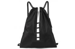 China Shoulder Drawstring Bag , Sports Drawstring Backpack Bag With Zip Pocket supplier