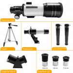 T11.5610 Astronomical Refracting Telescope F300 Lens Clear Aperture 70mm
