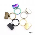 25mm Metal Bag Accessories Black Silver Gold Fob Keychain Hardware for sale