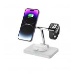 Fast Upright Wireless Charging 3 In 1 Fast Charger For Phone Earphone Watch for sale
