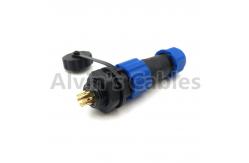 China SD13 Waterproof Plastic Electrical Connectors 5 - 25A Rated Current Solder Termination supplier