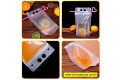 China Restaurant Party Liquid Packaging Pouch 160z 32oz With Handle supplier