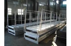 China Anti-corrosive Marine Draft Ladder , Boat Boarding Ladders Surface Oxidated supplier