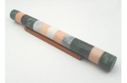 China Natural Elegant Marble Stone Rolling Pin , Baking Non Stick Rolling Pin supplier
