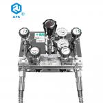 3000psi Stainless Steel Gas Pressure Regulator Manual Double Bottle Air Supply System for sale