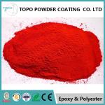 Polyurethane Mirror Chrome Powder Coat , RAL 1007 Color Rough Powder Coating for sale