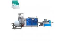 China Automatic Disposable Towel Folder Packer High Speed Disposable Bath Towel Folding Machine 380V supplier