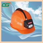 Msha Approved 4.5ah Rechargeable Mining Hard Hat LED Lights , Waterproof Cordless Miners Cap Lamp for sale